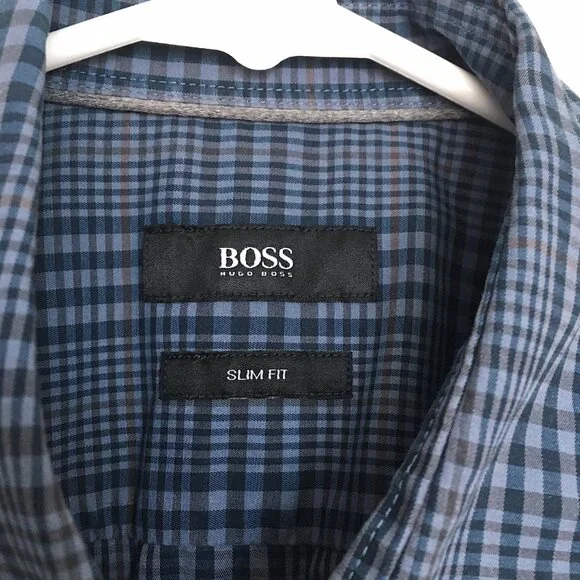 Boss Hugo Boss Slim Fit Button Down Dress Shirt 100% Cotton - Picture 3 of 8
